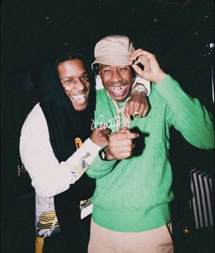 awgecentral's tweet photo. “That’s my brother… I’m really proud of that dude. He’s one of the few people I genuinely consider a real friend in an industry full of fakes, snakes, and crabs.” 

— A$AP Rocky on @tylerthecreator https://t.co/6Sm4ryfazI