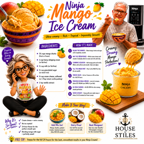 BeachHomeAgent's tweet photo. JUNE IS FOR ICECREAM! A Ninja CREAMi Ice Cream Maker—because nothing says 'eating healthier' like buying a machine that makes ice cream!  Magnificent Mango Madness! Creamy, tropical, and dangerously delicious. 👉 Get yours here: https://t.co/qxDFxkvkxZ https://t.co/urGPnKBwgQ
