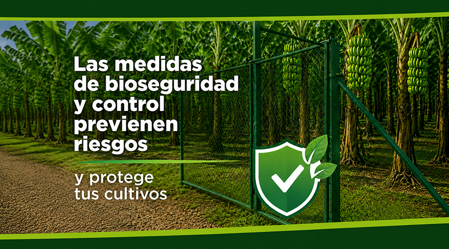 AgrocalidadEC's tweet photo. ✅Lleva un reporte detallado de quienes visitan tu predio. 

🛡️Recuerda desinfectar todo lo que ingresa y sale de tu finca para cuidar de tus plantas. 🌴
 
#ProtegeTusCultivos 💪🏽 https://t.co/80iNs6fVv8