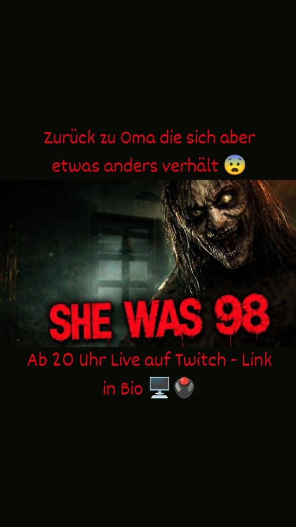 DerPfeffie's tweet photo. Oma was ist los mit Dir? 😨
#shewas98 #der_pfeffie #twitch #twitchaffilate #streamer https://t.co/AfI9UZc70S