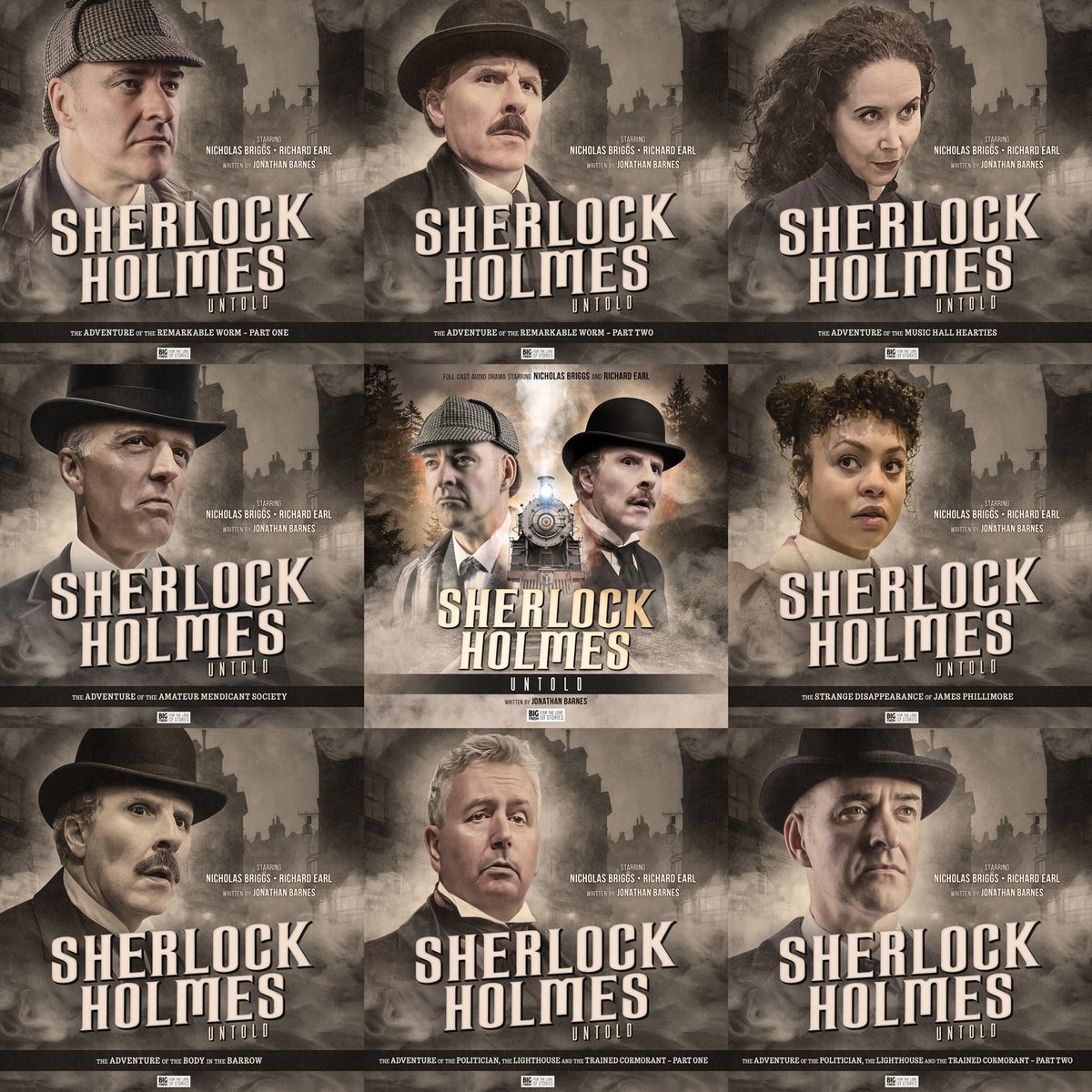 bigfinish's tweet photo. SHERLOCK HOLMES UNTOLD! Now available to buy individually for just £4.99 per episode. 🧐 Click https://t.co/JZm3GPdOJ3 to browse the range. https://t.co/Ig8KbubSZ2
