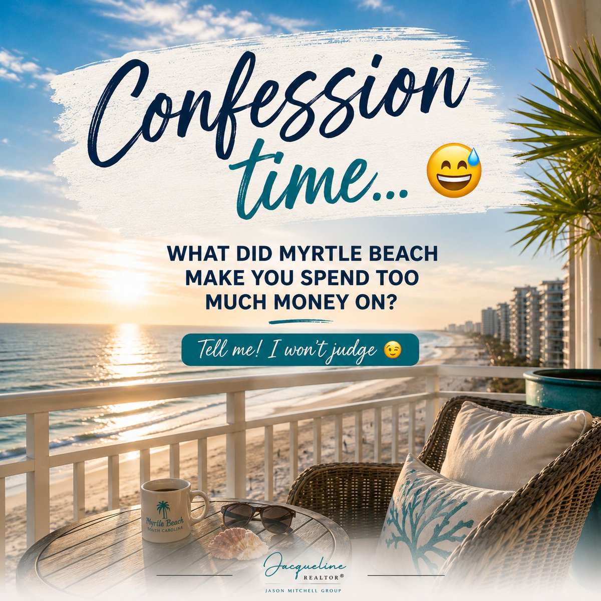 emyrtlebeach's tweet photo. What did Myrtle Beach make you spend too much money on?

Golf?
Seafood?
Boats?
Ice cream? https://t.co/93Gdt5Z8hD