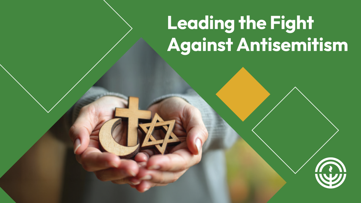 JewishHartford's tweet photo. Building allies keeps Jewish life safe in Greater Hartford. After one workshop with local clergy and community leaders, 100% left empowered to stand up against antisemitism. Help us reach our $500K goal to keep vital programs thriving. Give now: https://t.co/AYug6F42C7 https://t.co/N6HheO5lVU