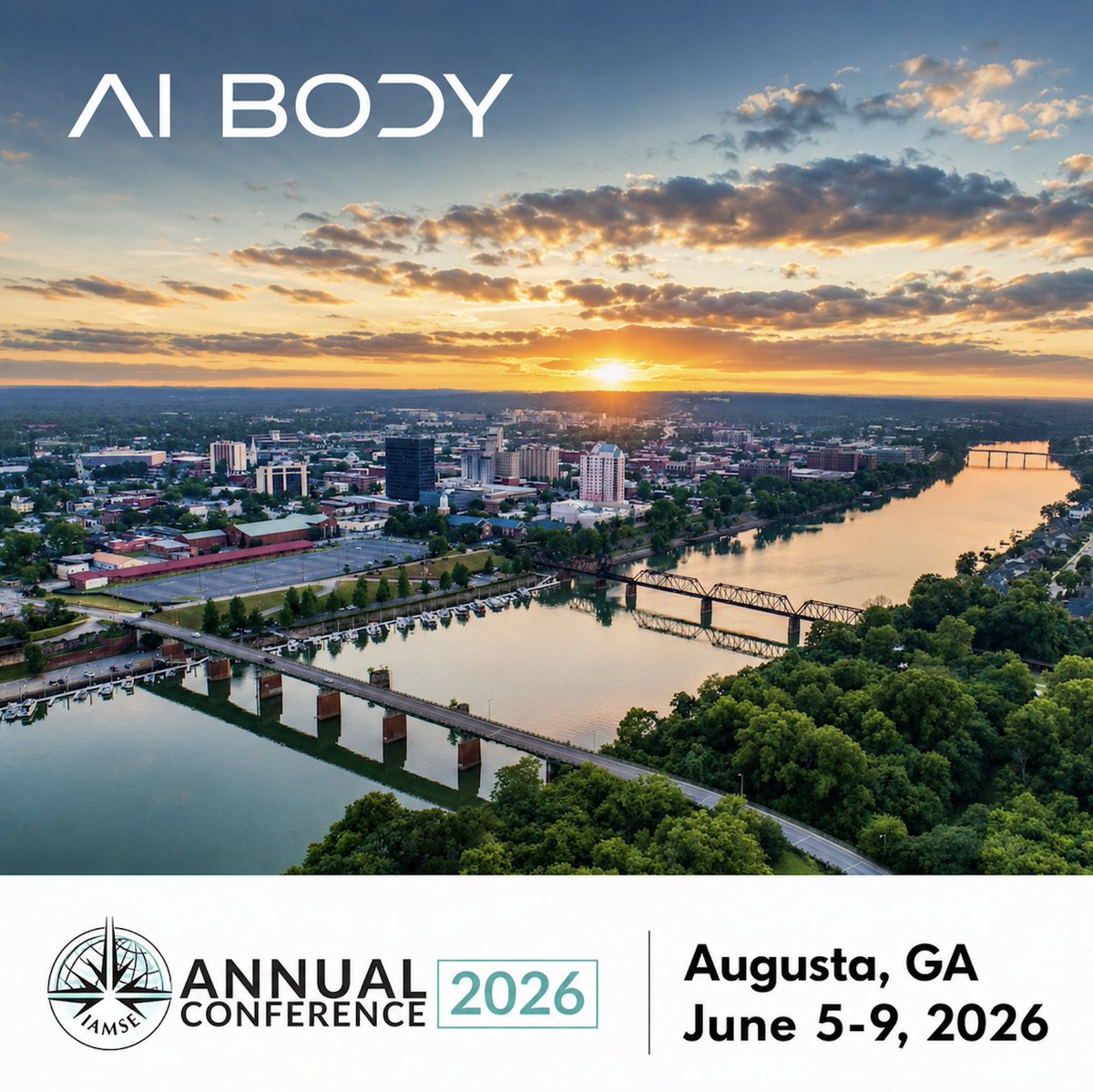 aibody_io's tweet photo. We’re headed to one of our favorite conferences, #IAMSE26 in Augusta, GA. We’ll be @ Booth 17 showcasing our high-resolution digital physiology simulations that bridge the gap between medical science and practical skills, delivering the outcomes educators are counting on. @iamse https://t.co/P09859yu5u