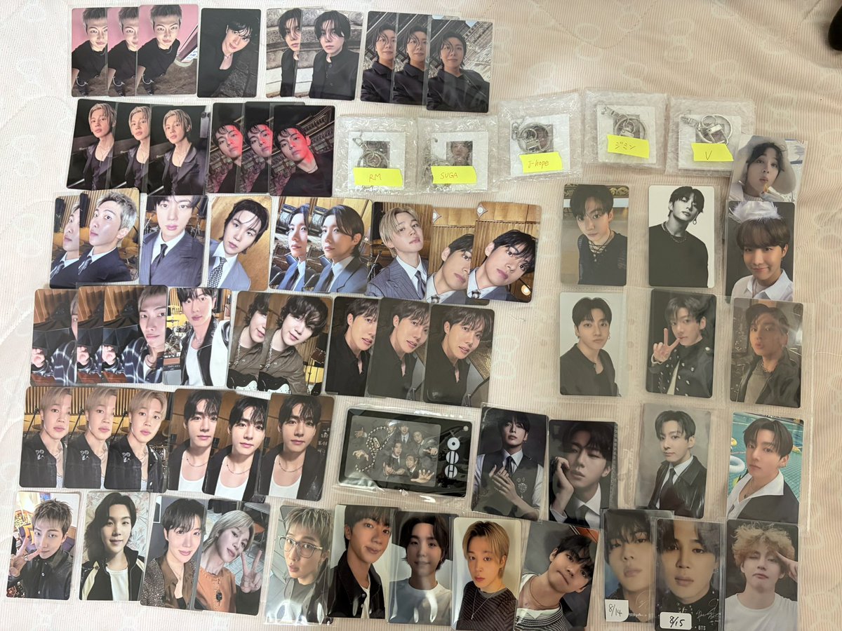 juni0610_'s tweet photo. BTS arirang アリラン　トレカ　ラキドロ　weverse hmv タワレコ　コヤン交換

譲　RM ジン　SUGA ユンギ　J-hope
ホソク　ジミン　テテ　グク
トレカ以外の封入（フィルムフォト、アーカイブフォト等）も複数あり◎

求　同異種グク🐰　🟥＞＞その他
n:1🉑　

郵送📮
お気軽にお声がけください🐰🎀 https://t.co/fPXKWOFx7u