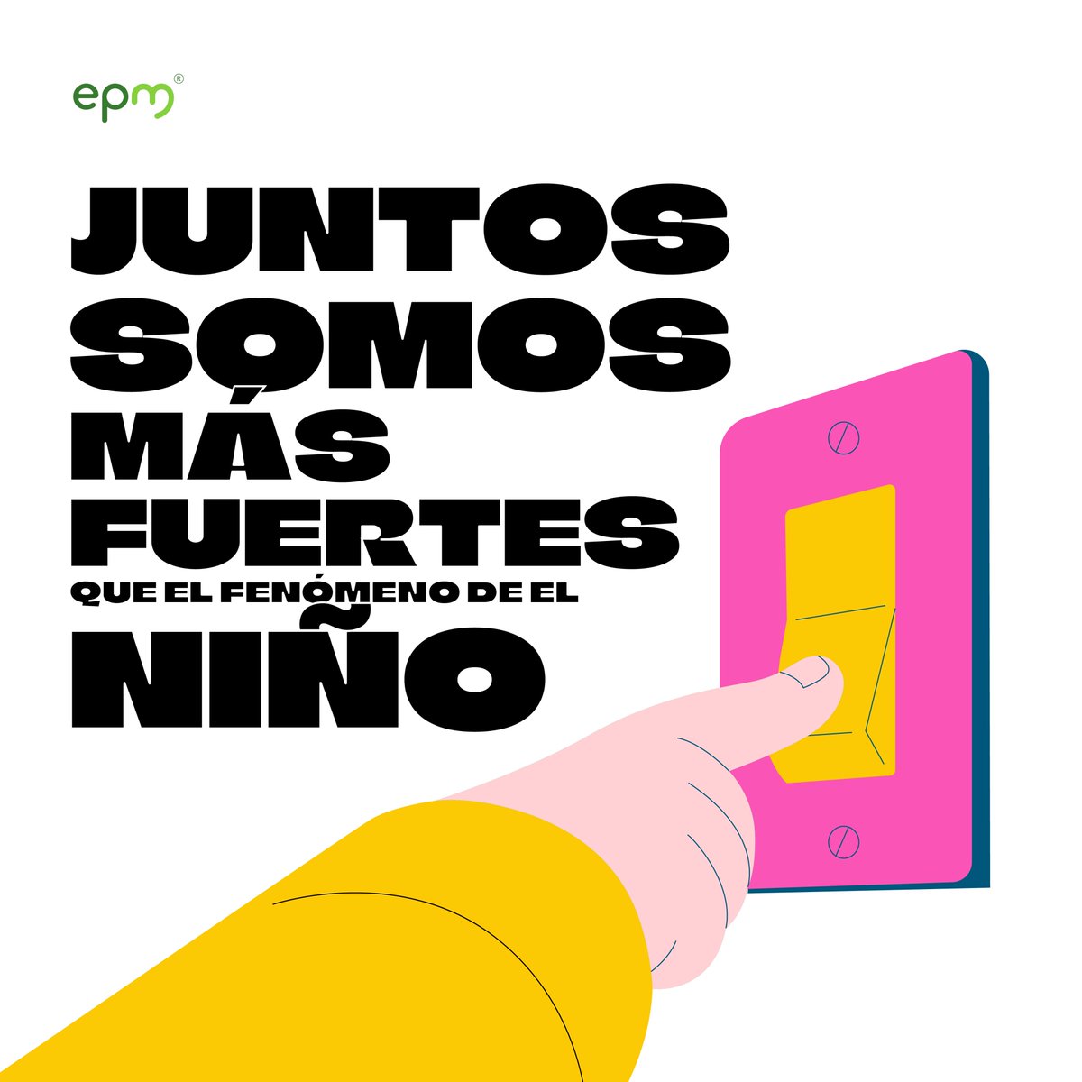 EPMestamosahi's tweet photo. El fenómeno de El Niño no es solo un asunto de altas temperaturas, es un desafío climático y entenderlo es el primer paso para actuar. No podemos controlar el clima, pero sí cómo usamos nuestros recursos para mitigar sus impactos. Con decisiones inteligentes protegemos el futuro del país. 
@Grupo_EPM