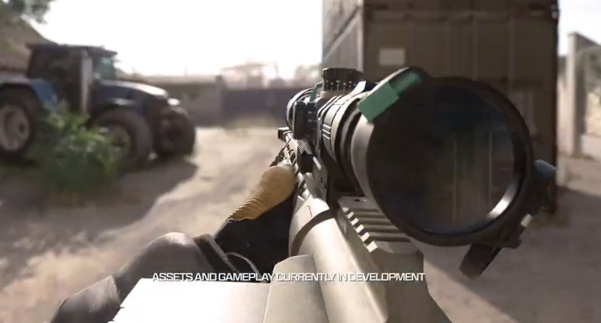 Vursey's tweet photo. New sniper kinda looking like a KATT x Barrett Hybrid kinda thing... That damage about to be insane https://t.co/TSJo7bLcFA