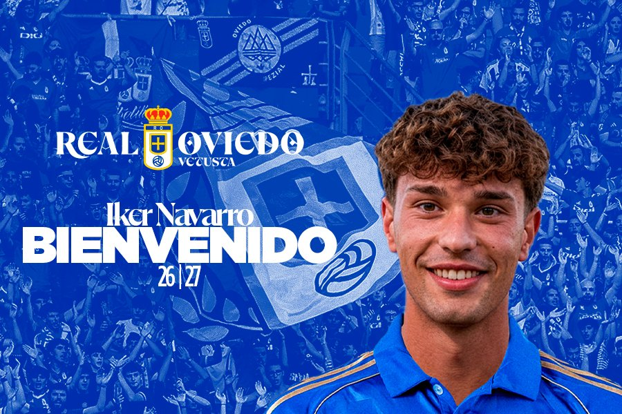 _RadioRO_'s tweet photo. OFICIAL.
Iker Navarro, nuevo jugador del Real Oviedo Vetusta.

💙 El central murciano, que llega procedente del Yeclano Deportivo, firma para las tres próximas temporadas. https://t.co/QUQbWrCwaS