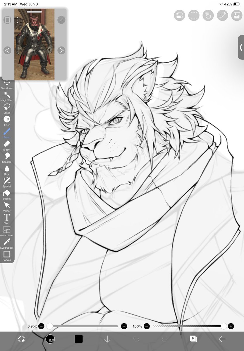 LuwaLund's tweet photo. Just some WIPs… I’m so out of it, I had to redraw the left one again. I accidentally drew the line-art on the sketch layer xD https://t.co/ieDym6BwmQ