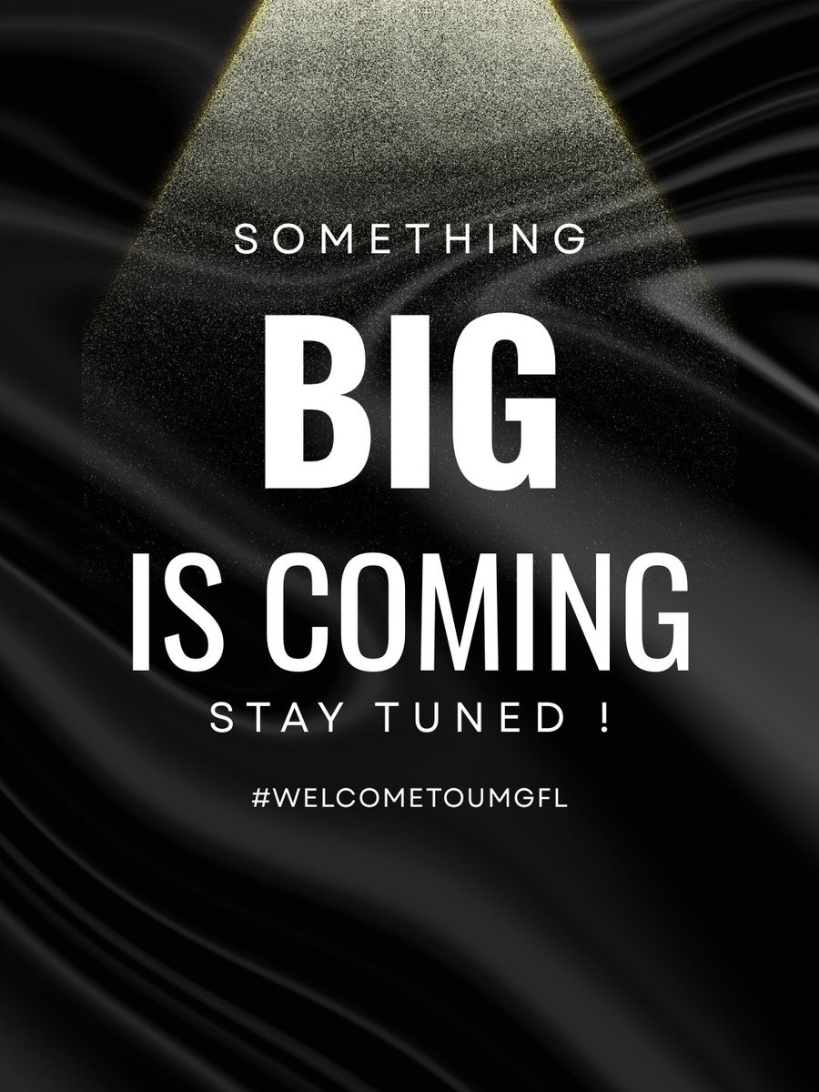 UMG_FL's tweet photo. BIG NEWS INCOMING!!!

Find out TOMORROW what we're up to! 🤫 #WelcomeToUMGFL https://t.co/XJWdaf3Wae