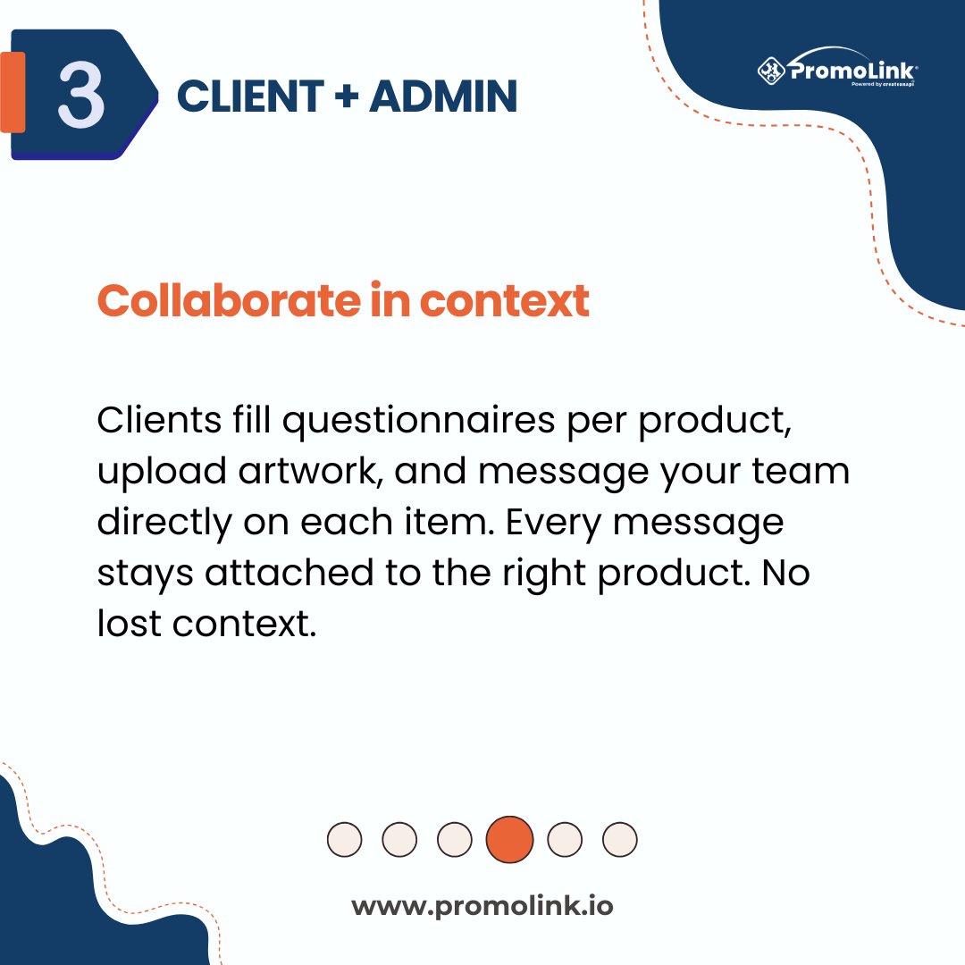 services_pros's tweet photo. A promo proposal has a lot of moving parts.

Products, artwork, questions, approvals, order confirmation. 

ShowCase keeps all of it in one branded portal, from product selection to confirmed order. 

Try it yourself → https://t.co/DD5JxDlqLN https://t.co/hQLOekig69