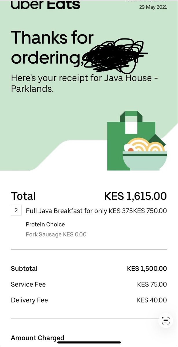 Theguyoriginal's tweet photo. @javahouseafrica 5 years ago I was conned by Uber Eats. Never ordered anything through them since. Love Java hate Uber https://t.co/U1nnjjyckY