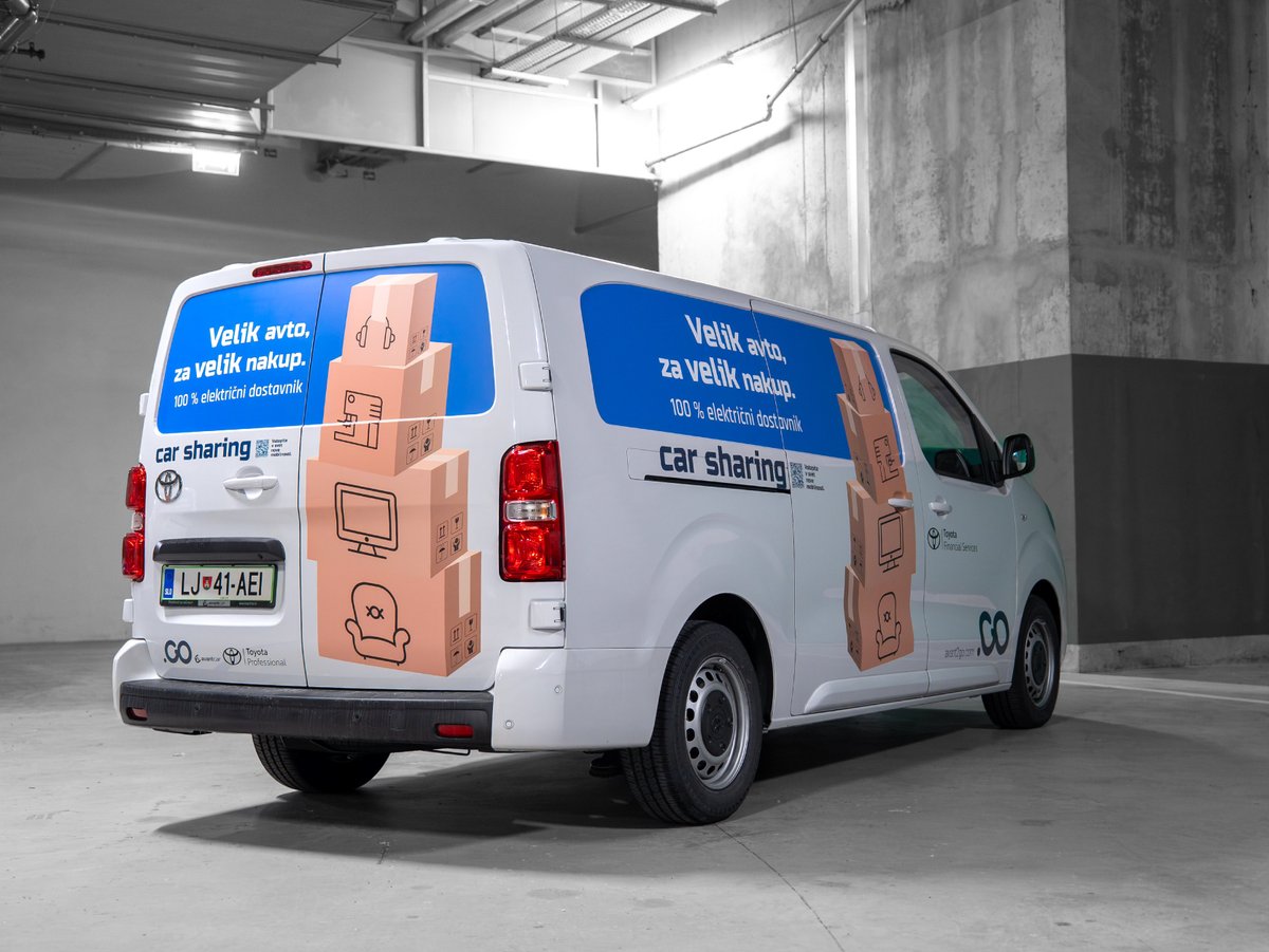 Avant2Go_com's tweet photo. Floto Avant2Go e-dostavnikov smo okrepili še s Toyotinimi modeli.

#Avant2Go | #carsharing #novamobilnost https://t.co/thBotlZ7bP