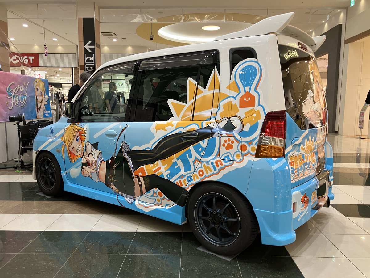 1981marble's tweet photo. 加西市のイオンモールで行われた
「コス痛イオンモール加西北条」に展示の痛車.48

#コス痛イオンモール加西北条
#コス痛 https://t.co/NTsSYocYLa
