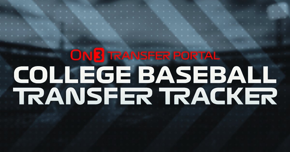TransferPortal's tweet photo. NEW: The College Baseball Transfer Portal has officially opened⚾️

Track every college baseball transfer by name, school, conference or position with the @On3 Portal Tracker.

Here: https://t.co/dV9YM0nGxN