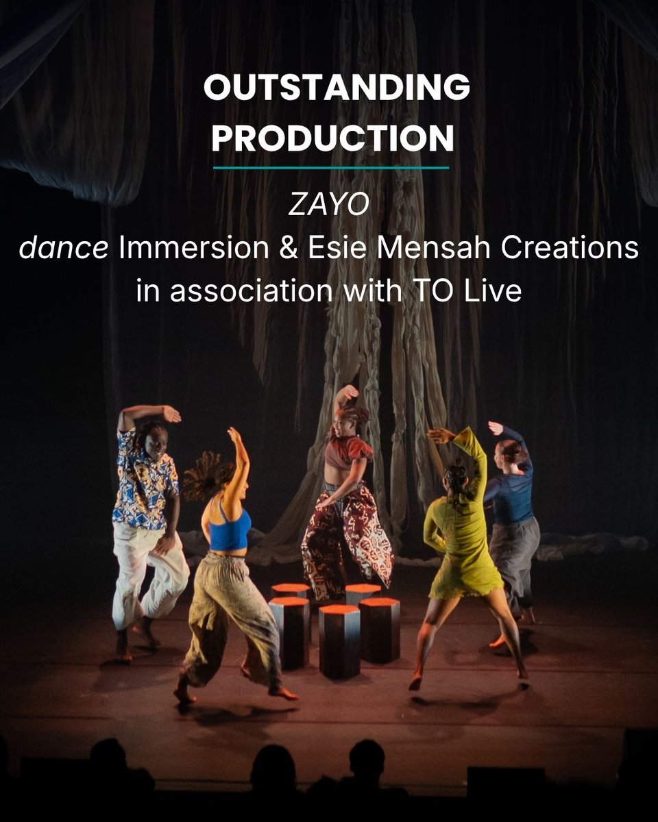 danceImmersion's tweet photo. The Doras Are Calling! 🎉

We're thrilled and incredibly grateful to celebrate the 2026 Dora Mavor Moore Award nominations for ZAYO!

Congratulations to all of this year's nominees! We look forward to celebrating with you on June 29. 🎉✨ https://t.co/IfL7DC8wP3