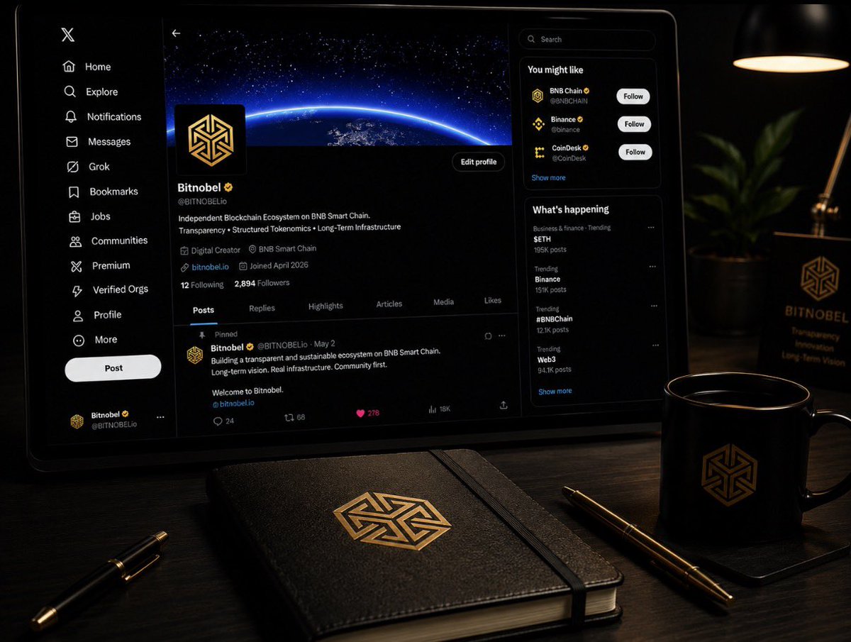 BITNOBELio's tweet photo. Every journey begins with a vision.
Step by step.
Day by day.
Building with transparency, long-term thinking, and a commitment to sustainable development.
The destination is important.
The journey matters even more.
#Bitnobel #BTN #BNBChain #Web3 #Blockchain #Transparency
DYOR
