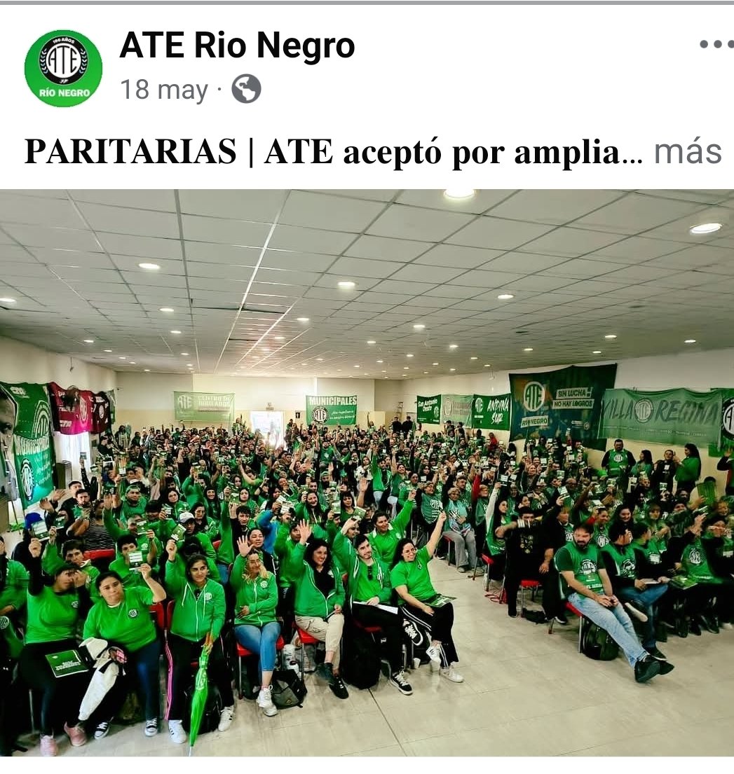 chabycaceres's tweet photo. VIVEN EN NARNIA.
Se los ve felices aceptando la propuesta de la patronal. Hoy 2 de junio cobre y siendo las 12:25hs ya que se seco.. hace zoom a la foto y están todos sorrientes.  En #RioNegro, nada para festejar. https://t.co/ZB1n35yefX