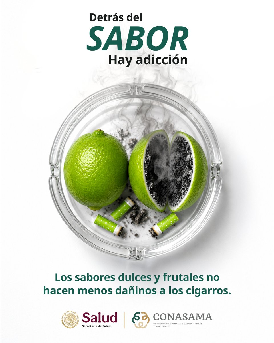 CEAADIC_Chih's tweet photo. El truco no es nuevo. Lleva décadas ocurriendo.
La industria tabacalera aprendió hace mucho que, si el cigarro sabe bien, la gente baja la guardia. Primero fueron los mentolados. Hoy son los vapes de sandía, de chicle, de café con leche. https://t.co/HW2s3JM5Oq