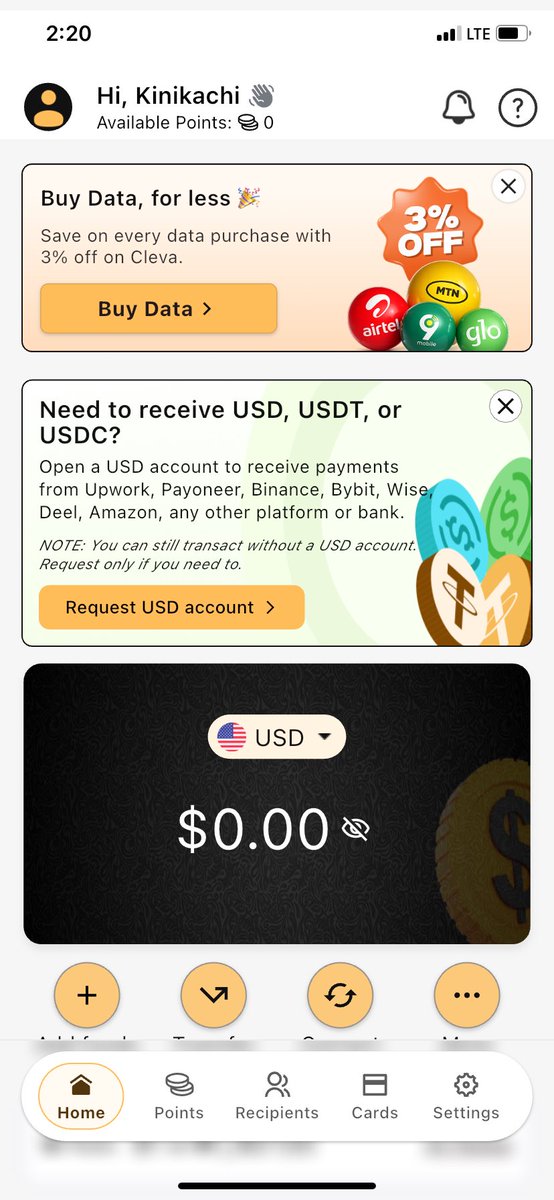 kachi_wesley's tweet photo. @clevabanking we need some dollars in the account https://t.co/dITtMSkYJb