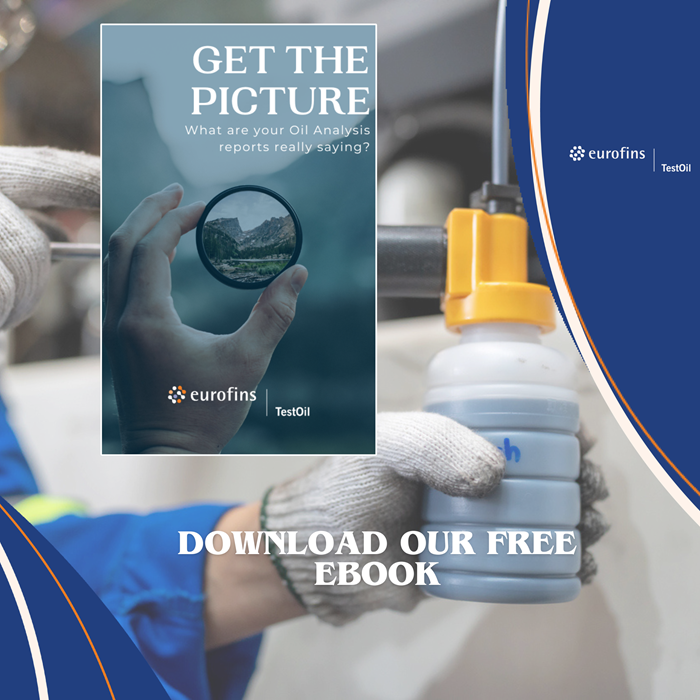 TESTOILAnalysis's tweet photo. The free "Get the Picture" eBook was created to help reliability teams improve the way they approach oil analysis—from establishing alarm limits to collecting quality samples and confidently interpreting laboratory data. Download your free eBook here: https://t.co/ixN6Xkt2rp https://t.co/zLC5RqDVey