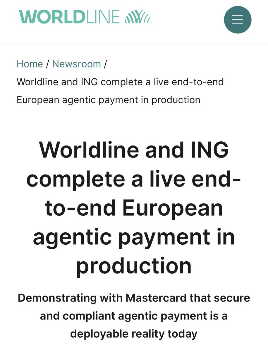 MrManXRP's tweet photo. A Global Systemically Important Bank (G-SIB) completed an end to end funds movement using AI agents to accomplish this, utilized stablecoins, tokenized deposits within the European Union (MiCA) regulated jurisdiction.

Remember that Ripple offers services that is part of the value chain 

https://t.co/eGMKCBqPIG