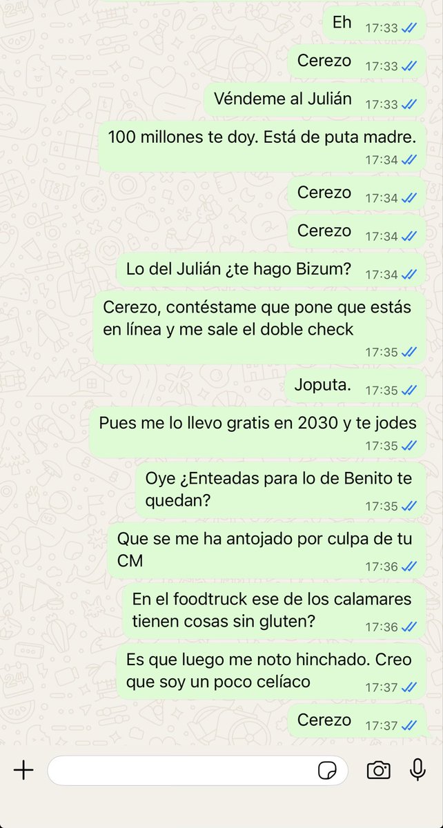 MiguelNicolasOs's tweet photo. ¿Este WhatsApp es cierto? https://t.co/p0u0DthTBD