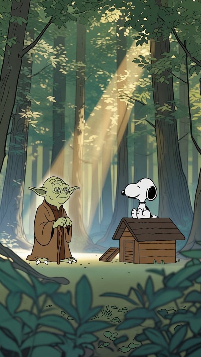 snoopyb047's tweet photo. Baby Yoda × Snoopy Pure good vibes. ✨ https://t.co/xFs6pE1TCO