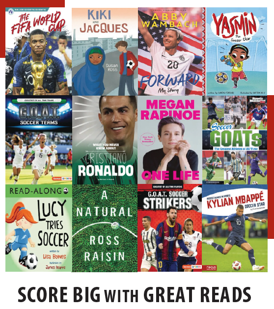 houstonlibrary's tweet photo. From unforgettable matches to global soccer stories, explore a winning lineup of e-books and audiobooks on OverDrive. Read, listen, and celebrate the excitement of the world’s game with your MYLink library card. Check out the collection: https://t.co/UWXKOcDKTU https://t.co/OfuEfZVDxi