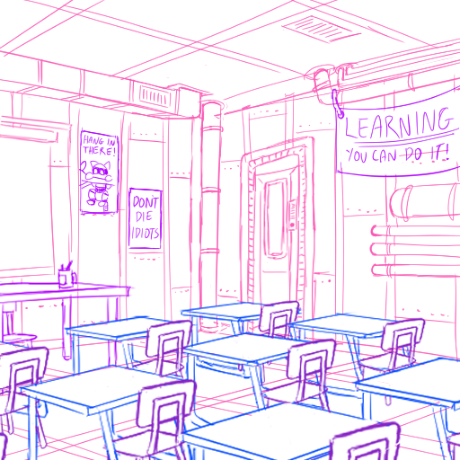 MD_TFE's tweet photo. I found the original sketches made by our first artist, em-bandaid-boy.
As you may see, they look the same as the final illustrations from "Prologue".

#MurderDrones #IndieGame https://t.co/5tZVNepU5B