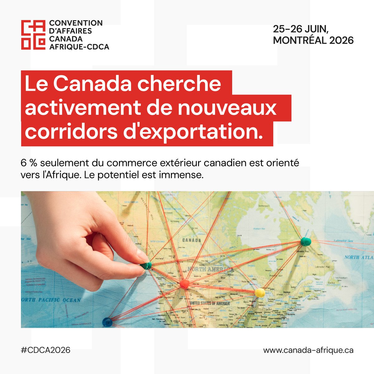 Canada_Afrique's tweet photo. La Convention d'Affaires Canada-Afrique (CDCA) a passé 10 ans à construire l'infrastructure de ce moment; les relations, la confiance institutionnelle, le format qui transforme les conversations en accords signés.

🔗 Inscrivez-vous à la 10ᵉ édition : https://t.co/joFIb5uyAI https://t.co/gV58WXYhHO