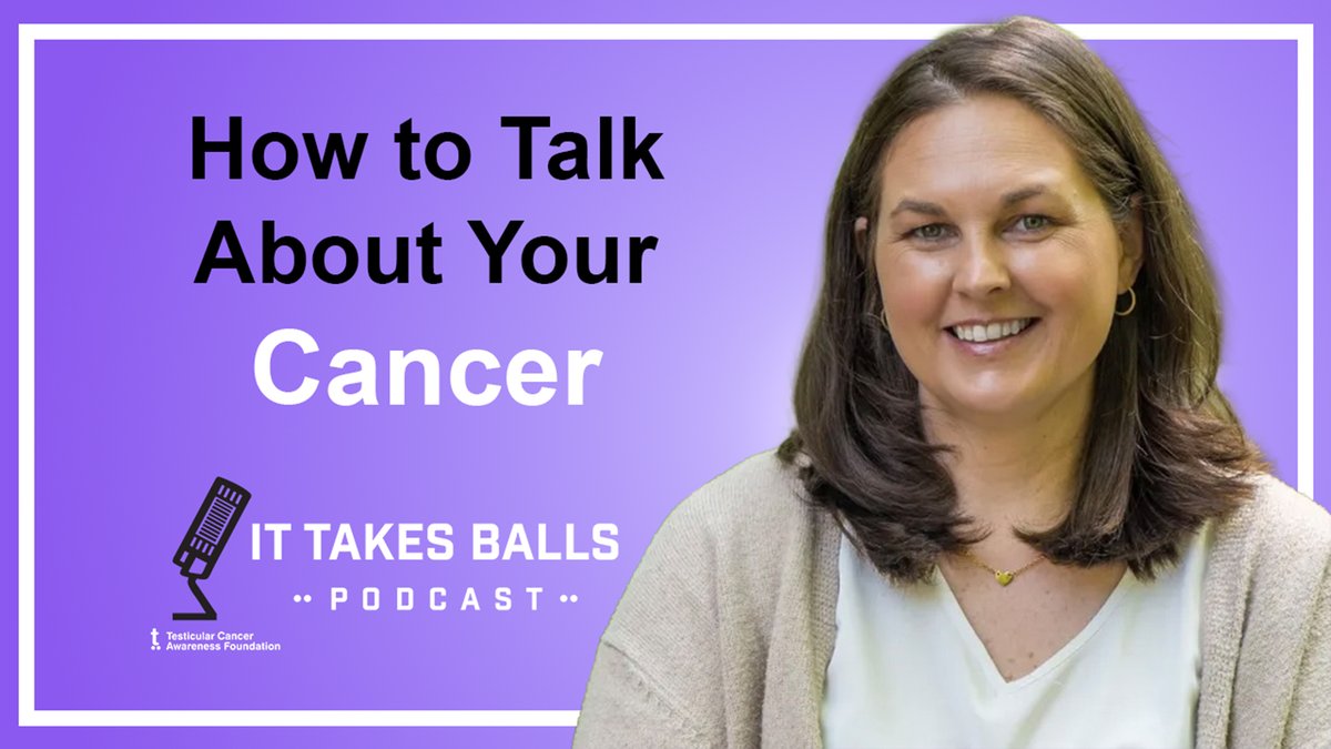 TestesCancer's tweet photo. Cancer doesn't just affect the person diagnosed, it impacts partners, families, and entire support systems.

In our latest episode of It Takes Balls, therapist Renee Calhoun shares insights on navigating relationships, mental health, caregiving, and difficult conversations during testicular cancer.

🎧 Listen now and share: https://t.co/roIpNbWHWs

#testicularcancer #urology
