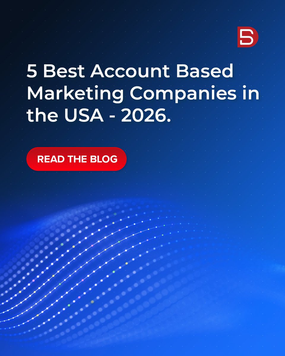 Datamaticsbpm's tweet photo. Most #ABM programs fail at targeting. This blog explains which ABM companies are worth considering in #2026 and why. Find out the top ABM companies in the #USA. 
Read here - https://t.co/YW9eXirC3O https://t.co/KftdznlpLD