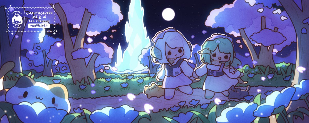 cocorhi's tweet photo. 🌕🪻

~ here's a banner commission for @llamy_adventure ! thank you so much for trusting me with your request (˶ᵔ ᵕ ᵔ˶)

#VGenComm #VGenComms #vgenartist https://t.co/WQipTM6amp