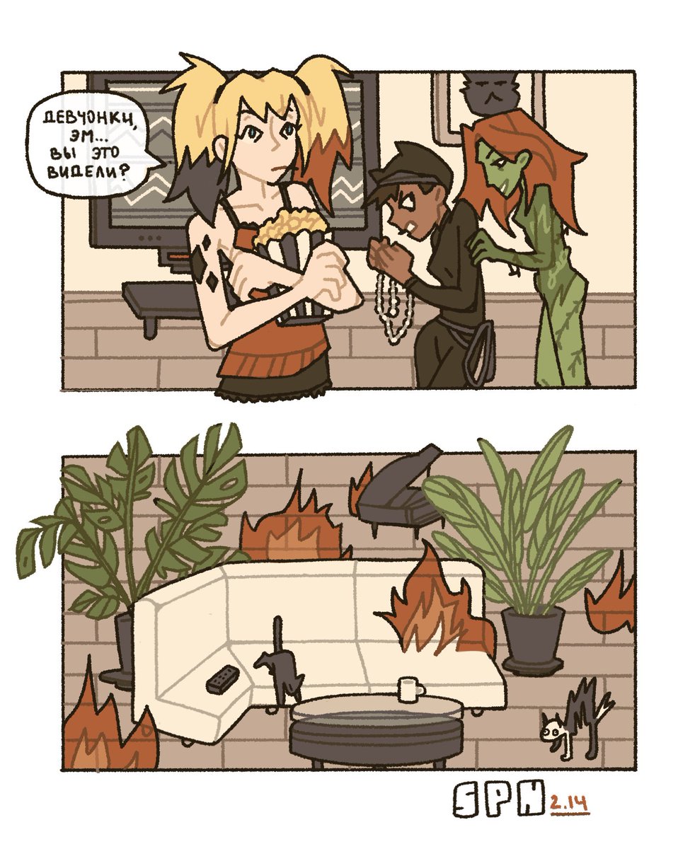 673mmm376's tweet photo. #harleyquinn #poisonivy #catwoman https://t.co/r60jLGyEMl