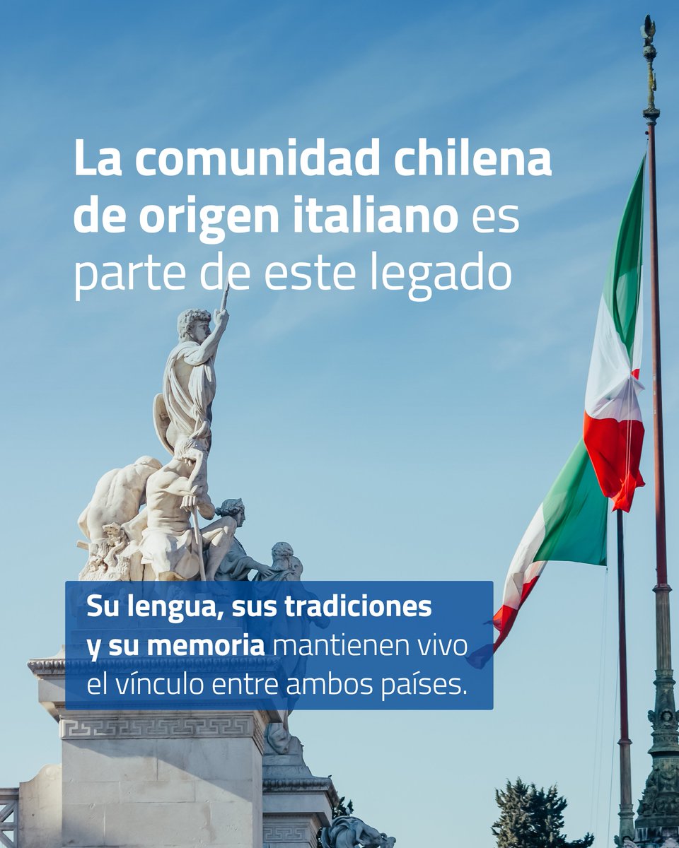 ItalyinChile's tweet photo. 🇮🇹✨ ¿Por qué el 2 de junio es una fecha tan importante para Italia?

Este 2026 celebramos 80 años de historia republicana. Todo comenzó el 2 de junio de 1946 con un referéndum histórico que marcó el inicio de una nueva etapa para Italia. Una jornada que destacó, además, por la primera participación del voto femenino.
El hito nos conecta en un festejo global a través de cada embajada. En Chile lo vivimos con especial alegría, celebrando junto a la comunidad chilena de origen italiano, y a todos quienes mantienen vivo este lazo, un vínculo histórico que crece día a día gracias a su valioso aporte cultural, económico y social. 🇨🇱🤝🇮🇹

¡Celebremos el orgullo de nuestra identidad y el futuro que seguimos construyendo juntos!.

#ItalyInChile #FiestaDeLaRepública #2DeJunio

***
 🇮🇹✨ Perché il 2 giugno è una data così importante per l'Italia?

In questo 2026 celebriamo 80 anni di storia repubblicana. Tutto ha avuto inizio il 2 giugno 1946 con uno storico referendum che segnò l'inizio di una nuova era per l'Italia. Una giornata arricchita, inoltre, dalla prima partecipazione delle donne al voto.

Questo traguardo ci unisce in una celebrazione globale attraverso ogni Ambasciata. In Cile lo viviamo con particolare gioia, festeggiando insieme alla comunità cilena di origine italiana, e a tutti coloro che mantengono vivo questo legame, un vincolo storico che si rafforza di giorno in giorno grazie al loro prezioso contributo culturale, economico e sociale. 🇨🇱🤝🇮🇹

Celebriamo l'orgoglio per la nostra identità e il futuro che continuiamo a costruire insieme!

#ItalyInChile #FestaDellaRepubblica #2Giugno