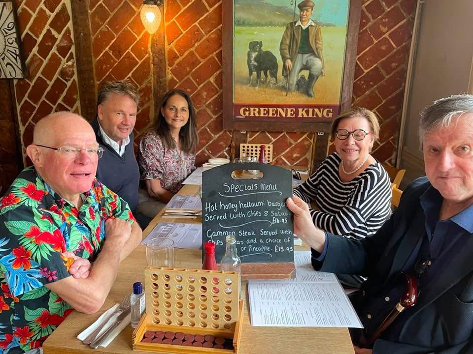 julianchenery's tweet photo. Been to Stowmarket with the Warnocks to see Tyrrell, who is on sparkling form. 
Great food at the Shepherd and Dog too. https://t.co/rcmqQzyDIf