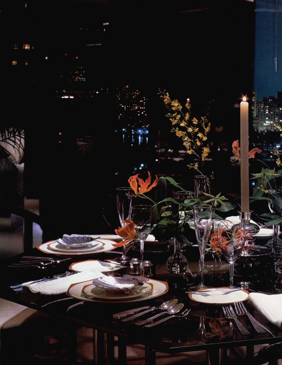 Ortgeist's tweet photo. Manhattan apartment by Michael de Santis, New York City, 1981 https://t.co/3VJ2mtsexS