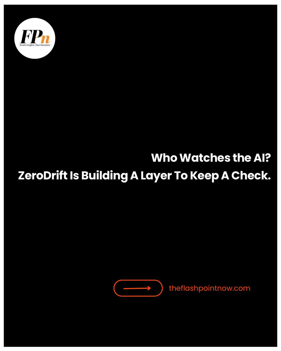 flashpoint_now's tweet photo. ZeroDrift just raised $10M to keep AI compliant. As AI scales, governance may become as important as the models themselves. 🤖

More stories: https://t.co/JDLhcFgQJr

#AI #AIGovernance #EnterpriseAI #Compliance #Tech https://t.co/4TFp4jLLQ8