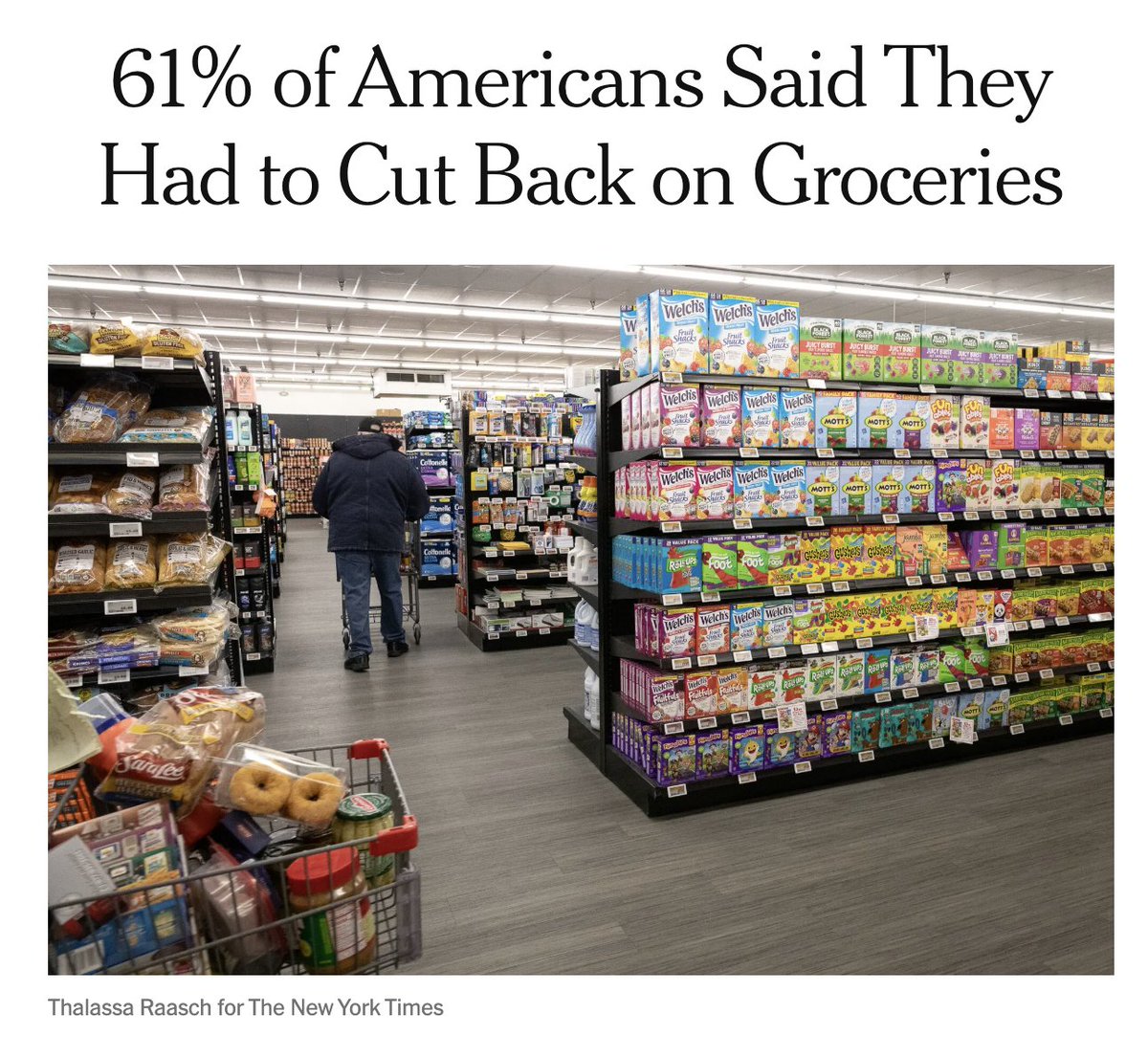 Groundwork's tweet photo. Remember Donald Trump's "day one" promise to lower grocery costs?

Well, it's 498 days later and... https://t.co/6Rv1gAZnpG