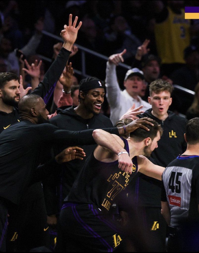 key_player15's tweet photo. they all love Luka 😭🫶 https://t.co/pSrry4SSYi