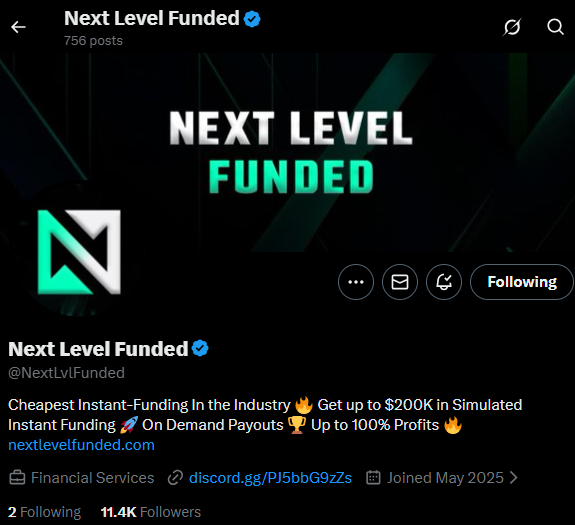 TraderWize's tweet photo. @NextLvlFunded @SpencerNLF Been grinding without capital , this could really help . Appreciate the opportunity 🙌@abdulltradingfx @ravi____12 @Pype598648 https://t.co/UCzPdHGB5V