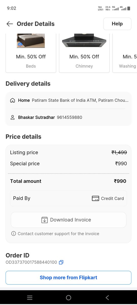 bs_bhaskar5's tweet photo. I am 22nd April 2026 filipkart  I took the black membership. Today I saw that the black membership is no longer available. Will my 990 taka be refunded or not?
Then please arrange to refund my 990 taka.

@Flipkart @flipkartsupport #flipkartindia #help #everyone https://t.co/sYDkWx3xbU