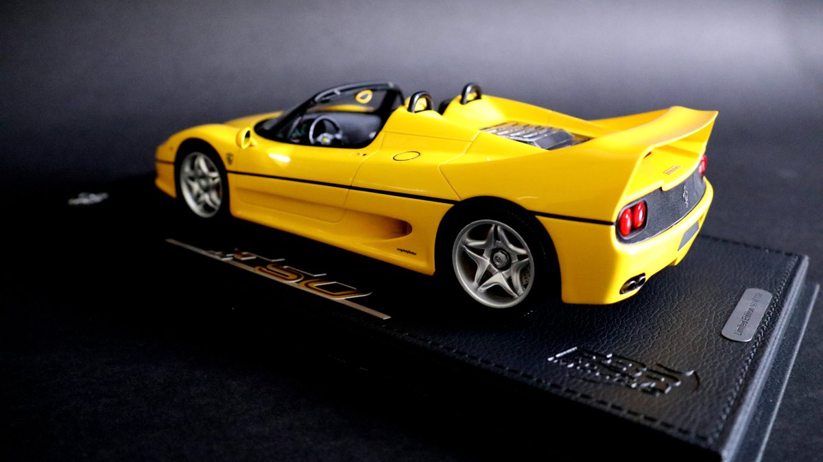 LegendMCars's tweet photo. 1995 #Ferrari F50 Spider at 1:18 scale, hand-made in #Italy & officially licensed by Ferrari - 089 of 139 examples in the world.
------------------------------------------------------------                                                                                                                                                                                                                                             
For More Info: https://t.co/qoZ4rOoEiI
------------------------------------------------------------                                                                                                                 
#legendmodelcarsboutique #belgium #BBRModels #FerrariF50