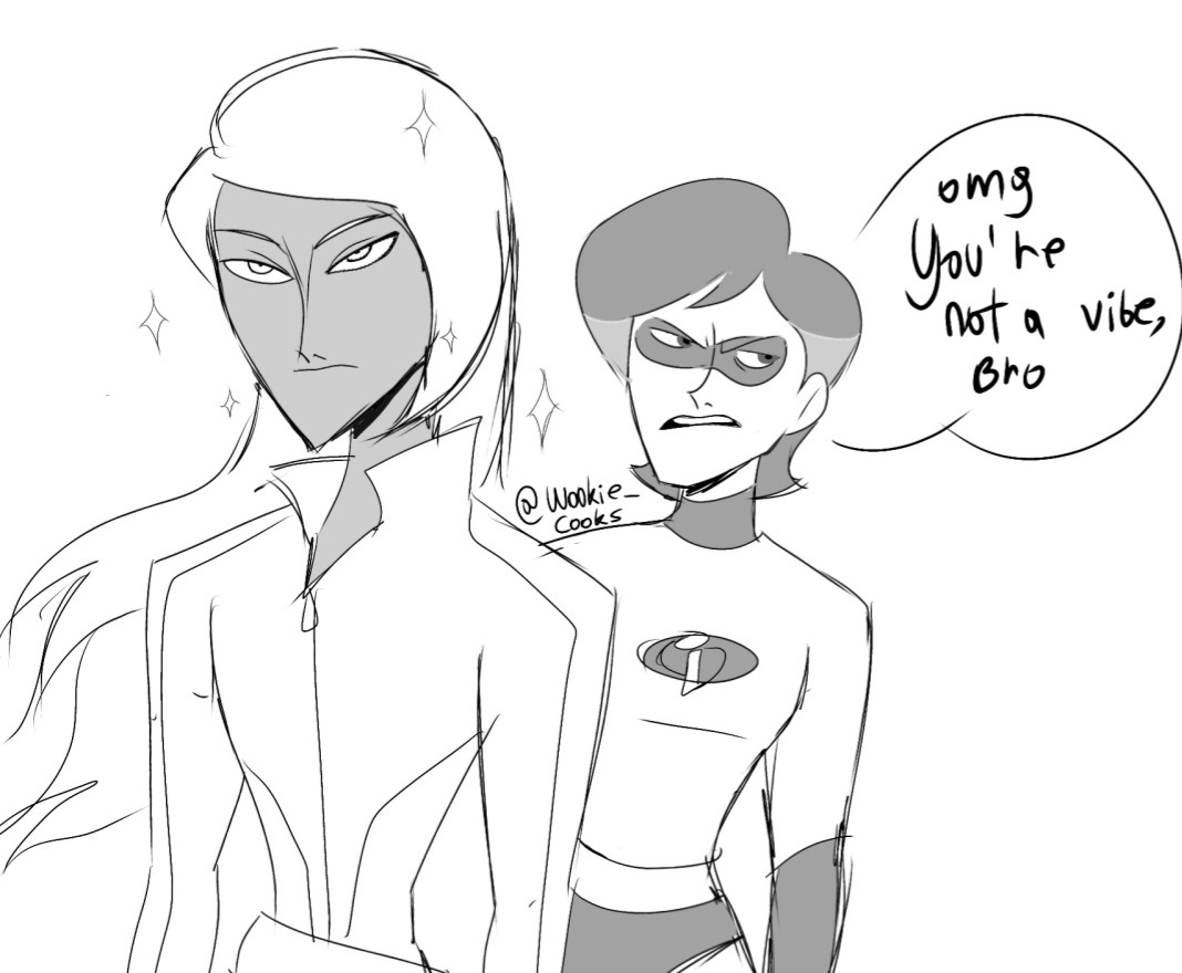 Princemajoris's tweet photo. The incredibles genderbend
 but its those boom comics were elastigirl and mirage have to work together and its basically this 24/7: https://t.co/lslcCkRf3Q