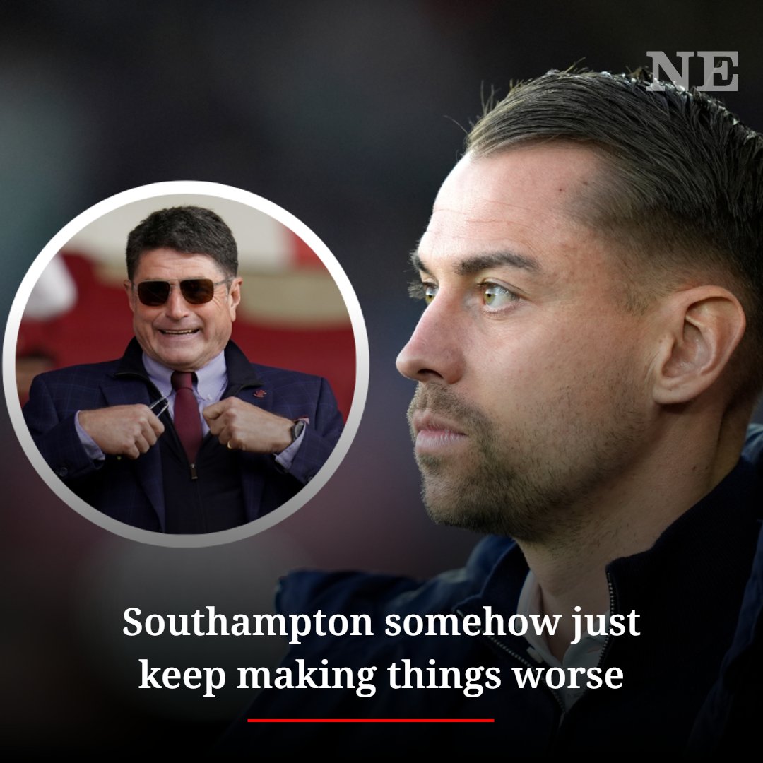 DomShawEcho's tweet photo. Southampton keep digging. And, somehow, they just keep making it worse for themselves.

✍️👇 | #Boro 
https://t.co/wS1IGKtso8 https://t.co/Pg4KHSNbcJ