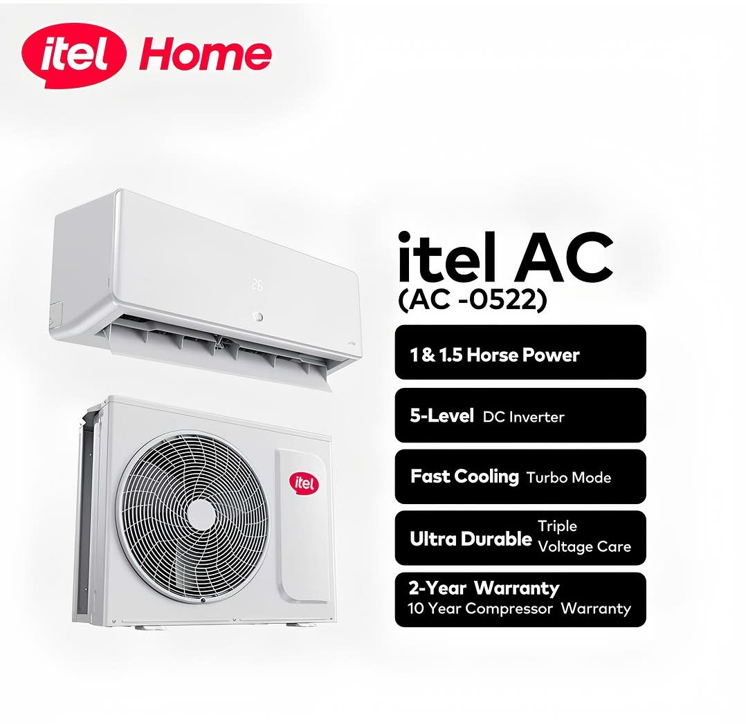 hasolity's tweet photo. Let me supply you this 5-Level DC inverter @itelNigeria Air conditioner and install it for you.

At just #399,000. https://t.co/LORL3hIjVK
