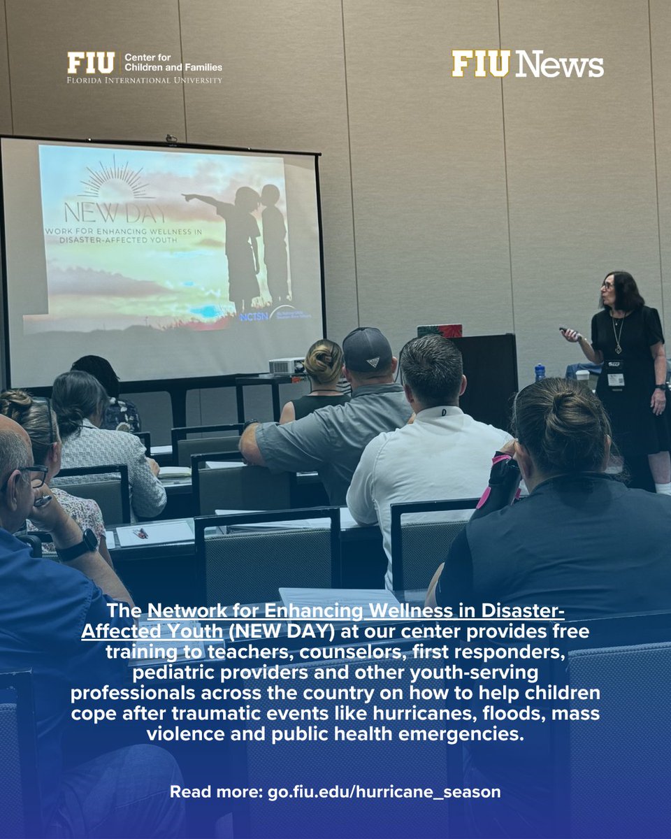 FIUCCF's tweet photo. Hurricane preparedness goes beyond supplies. Learn how Psychological First Aid can help adults support kids before, during &amp; after disasters.
Join the June 4 training + read more: https://t.co/cpT35EIvUd https://t.co/yzhjxkF7xz
