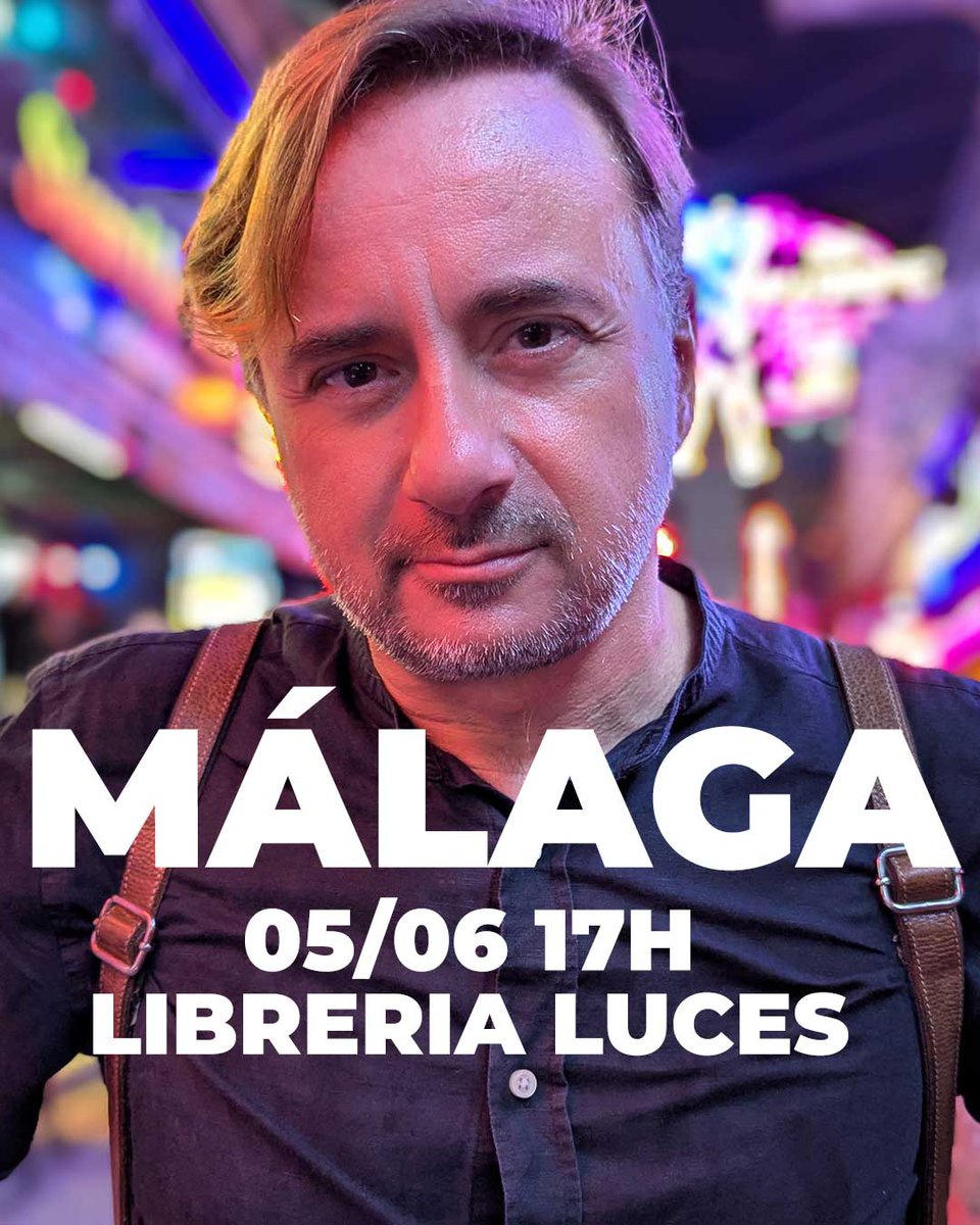 fabiancbarrio's tweet photo. MÁLAGA. Este viernes estaré en Librería Luces desde las 17H y hasta que el último de ustedes haya recibido su correspondiente abrazo con arrimón de pito reglamentario.
PD: Se entregarán carnets oficiales de francopantanismo.
Más info: https://t.co/RXSSeZRVQB https://t.co/QDAK2C2ePR