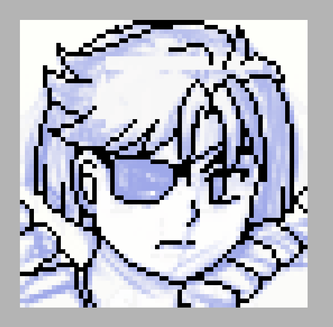 SimK5l's tweet photo. やっぱりMAO放送中ですしドット絵の人なので百火先輩で復帰を目指します（予定） https://t.co/lx0q7a1Y4Z